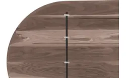 Goossens excellent eettafel uniek donker bruin eiken - 8221189-03