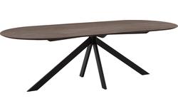 Goossens excellent eettafel uniek donker bruin eiken - 8221307-03