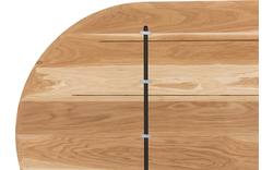 Goossens excellent eettafel uniek blank eiken - 8221320-03