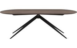 Goossens excellent eettafel uniek donker bruin eiken - 8221528-03