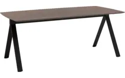 Goossens excellent eettafel uniek donker bruin eiken - 8221583-03