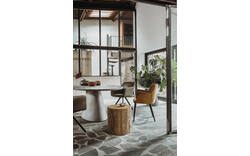 Goossens eettafel stone grijs beton - 8222013s-01