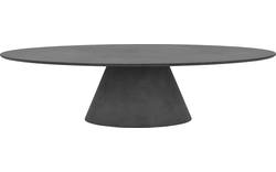 Goossens eettafel stone grijs beton - 8222051-01
