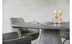 Goossens eettafel stone grijs beton - 8222061-01