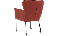 Goossens excellent eetkamerstoel leogang rood leer - 8222222-02