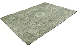 Goossens basic vloerkleed canto groen katoen - 8222335-02