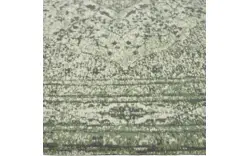 Goossens basic vloerkleed canto groen katoen - 8222335-02