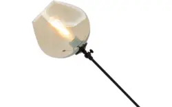Goossens vloerlamp devant zwart glas - 8223431-01