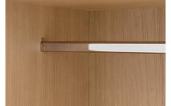 Goossens excellent kledingkast nature blank eiken - 8223445-02