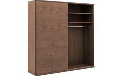 Goossens excellent kledingkast nature donker bruin eiken - 8223447-02