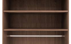 Goossens excellent kledingkast nature donker bruin eiken - 8223447-02