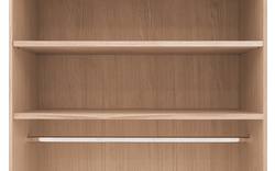Goossens excellent kledingkast nature wit eiken - 8223451-02