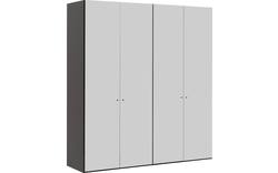 Goossens kledingkast easy storage ddk zwart hoogwaardig meubelplaat - 8223567-05