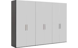 Goossens kledingkast easy storage ddk zwart hoogwaardig meubelplaat - 8223569-04