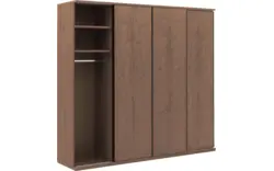 Goossens excellent kledingkast wood donker bruin eiken - 8223635-01