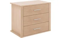 Goossens inzetladenblok wood nature wit eiken - 8223640-02