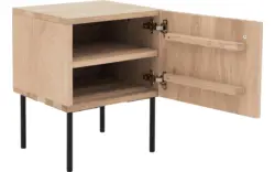 Goossens nachtkastje capelli wit eiken - 8223946-01