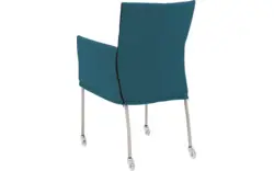 Goossens eetkamerstoel funk blauw stof - 8224100-01