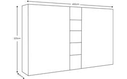 Goossens excellent kast systeem statement compleet wit hoogwaardig meubelplaat - 8224568-01
