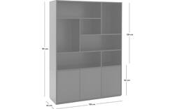 Goossens basic buffetkast madrid wit melamine - 8231200-03
