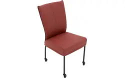 Goossens eetkamerstoel funk rood leer - 8227259-01