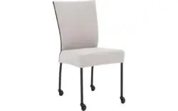 Goossens eetkamerstoel funk grijs stof - 8227267-01