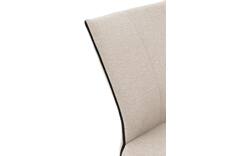 Goossens eetkamerstoel funk beige stof - 8227271-01