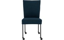 Goossens eetkamerstoel funk blauw stof - 8227273-01