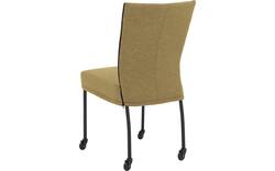 Goossens eetkamerstoel funk groen stof - 8227276-02