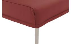 Goossens eetkamerbank funk rood leer - 8227342-01