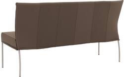 Goossens eetkamerbank funk bruin leer - 8227353-02
