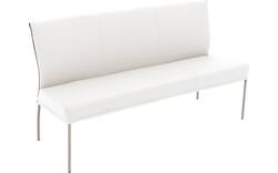 Goossens eetkamerbank funk wit leer - 8227354-01