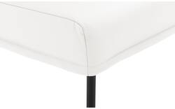 Goossens eetkamerbank funk wit leer - 8227375-01