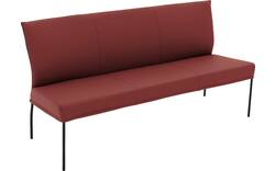 Goossens eetkamerbank funk rood leer - 8227415-01