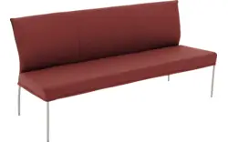 Goossens eetkamerbank funk rood leer - 8227436-01