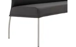 Goossens eetkamerbank funk grijs leer - 8227440-01
