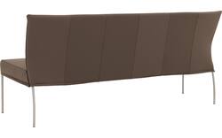 Goossens eetkamerbank funk bruin leer - 8227444-01