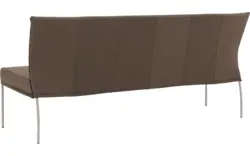 Goossens eetkamerbank funk bruin leer - 8227444-01
