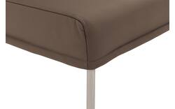 Goossens eetkamerbank funk bruin leer - 8227444-01