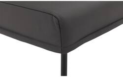 Goossens eetkamerbank funk grijs leer - 8227461-01