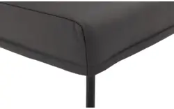Goossens eetkamerbank funk grijs leer - 8227461-01