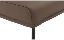Goossens eetkamerbank funk bruin leer - 8227465-01