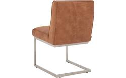 Goossens excellent eetkamerstoel tom bruin leer - 8227611-01