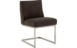 Goossens excellent eetkamerstoel tom bruin micro leer - 8227614-01