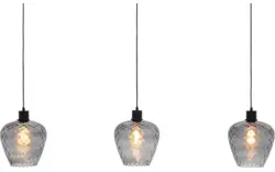 Goossens hanglamp dijon zwart metaal - 8228439-01