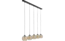Goossens hanglamp soleil zwart metaal - 8228444-01