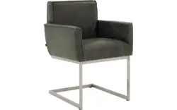 Leder buffalo donkergroen