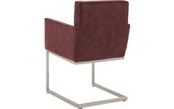Goossens excellent eetkamerstoel tom rood micro leer - 8229429-01
