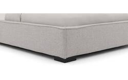 Goossens gestoffeerd bedframe bolzano grijs stof - 8229491-01