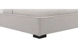 Goossens gestoffeerd bedframe bolzano grijs stof - 8229491-01